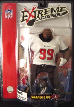 NFL Extreme Athletes - Tampa Bay Buccaneers Action Figure - Warren Sapp  (Red)